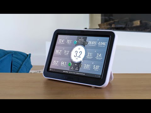WeatherLink Console weather station display video