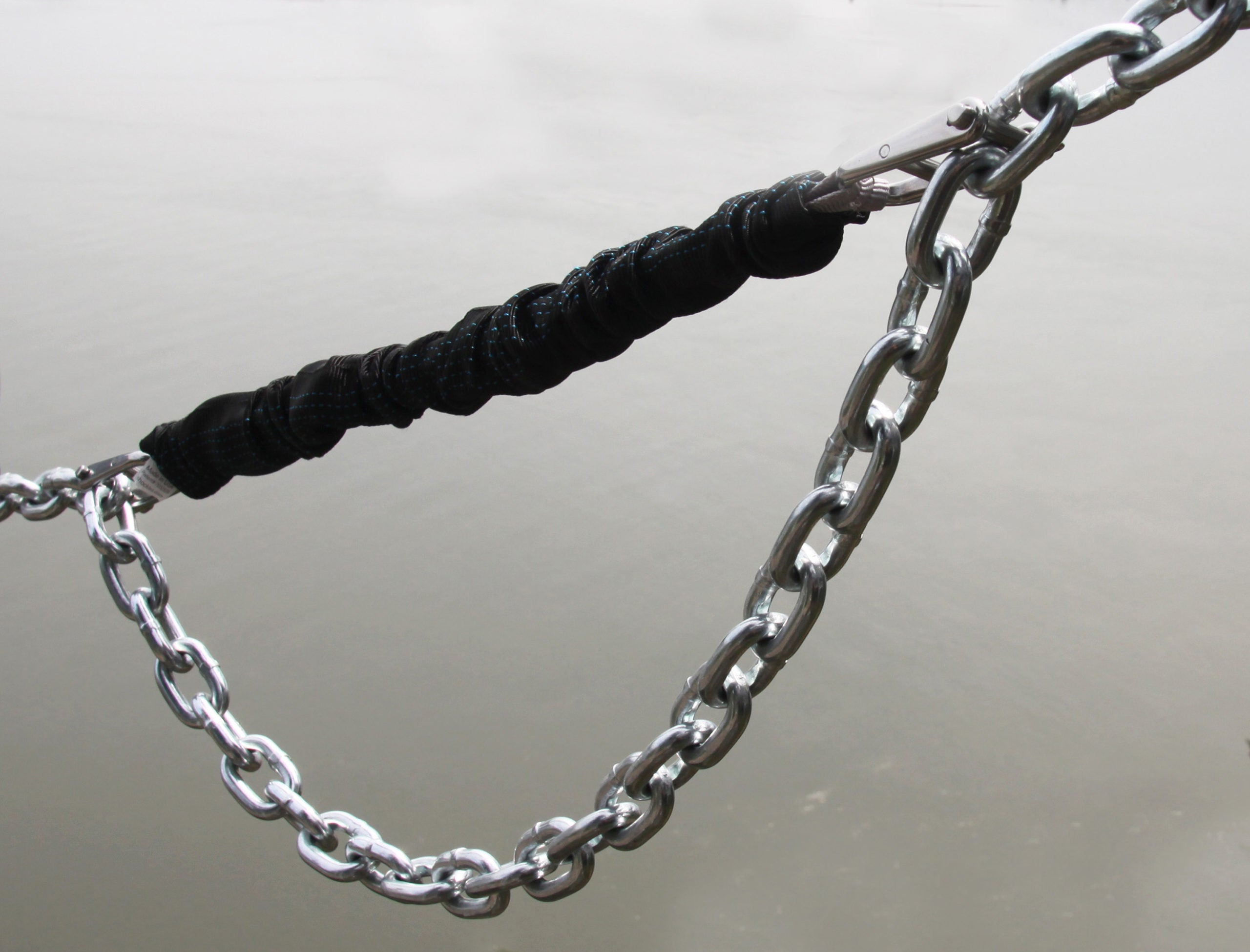 AnchorSnubber™ Shock Absorber for Anchor Chain, Black, 20" (51 cm) - SKU 2420