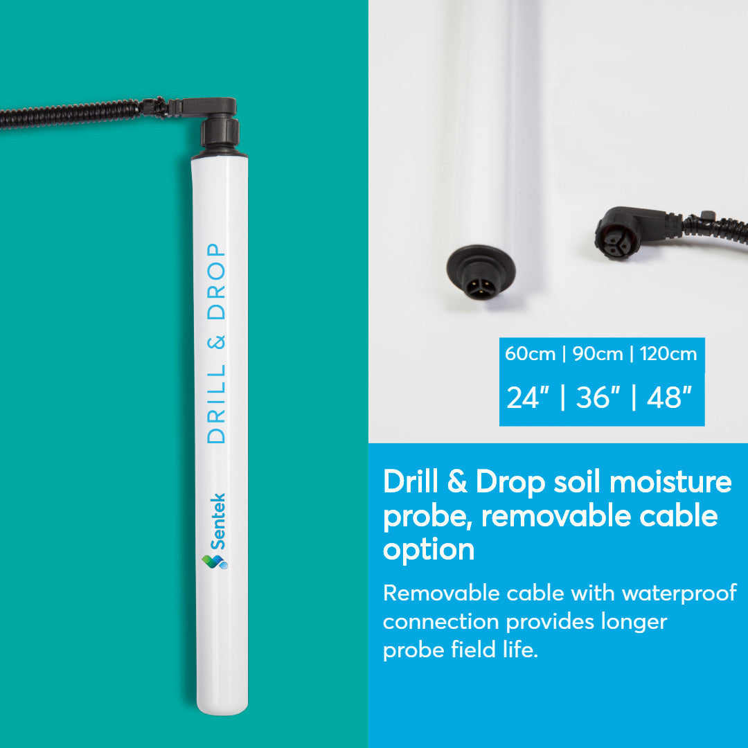 Sentek Drill & Drop Soil Moisture Probe, 36"/90 cm - SKU 6441.0916